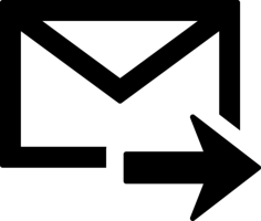 Mail Forward Button Laser Cut Svg File, Free Vectors File